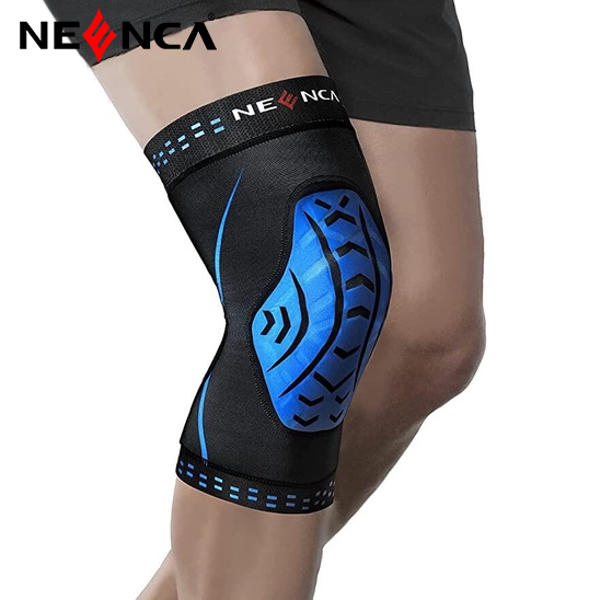 NEENCA Knee Sleeve อุปกรณ์พยุงเข่าแบบบางพิเศษ อุปกรณ์พยุงเข่าเพื่อบรรเทาอาการปวดเข่า สำหรับการเล่นกีฬา การวิ่ง