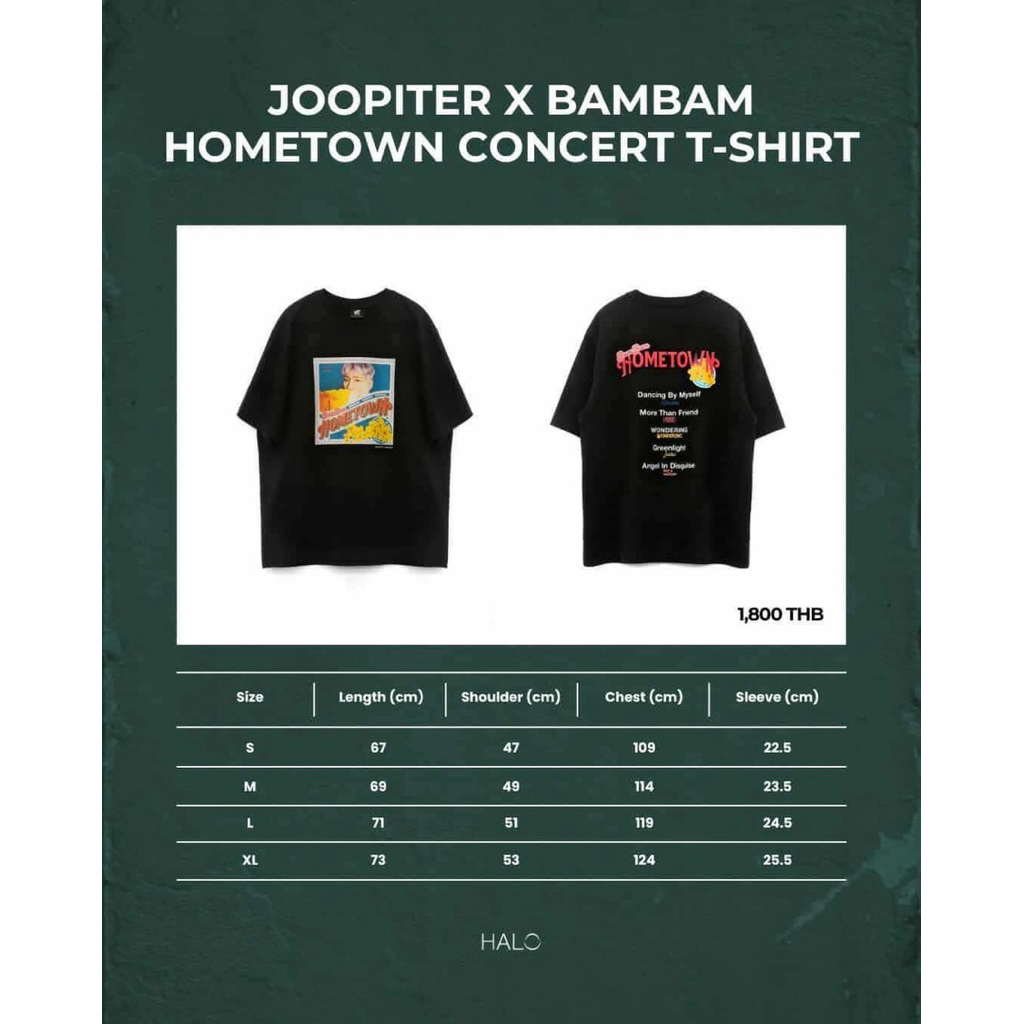 เสื้อคอนเสิร์ต BamBam Home Town