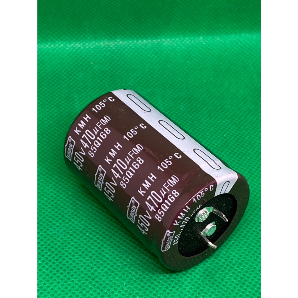 KMH 105C 450V 470uF/80V 10000uF/63V 22000uF คาปาซิเตอร์ ตัวเก็บประจุไฟฟ้าอลูมิเนียม