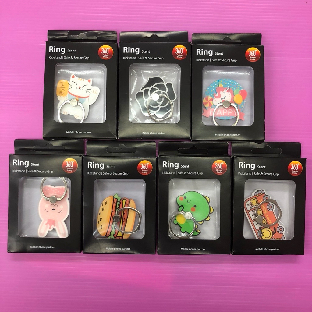 (สินค้ายกโหล 12 ชิ้น ) No.1121 ติดหลังมือถือ ลายในรูปเป็นตัวอย่างมีลายมากกว่า ขาตั้งมือถือ ที่ติดโทรศัพท์ แพ็ค 12 ชิ้น - รูปที่ 2