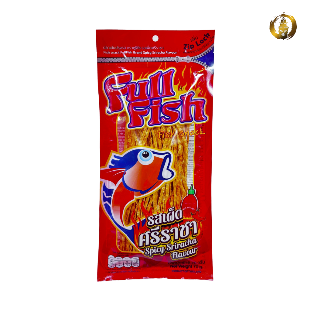 ปลาเส้นฟูฟิช FullFish  รสเผ็ดศรีราชา