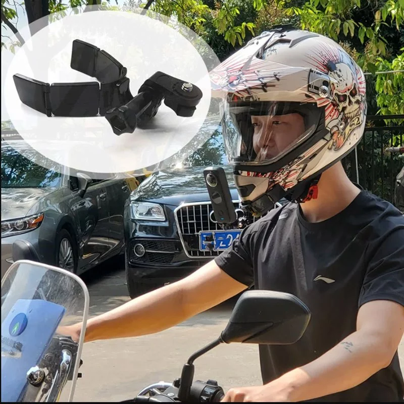 TUYU อุปกรณ์ยึดหมวกกันน็อค V shape สำหรับ Action Camera และมือถือ thumbnail 9