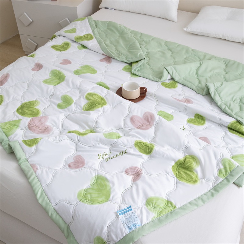 ผ้าห่มปรับอากาศใช้เดี่ยว/คู่ระบายอากาศไม่ร้อนอบอ้าวทำความสะอาดง่าย - รูปที่ 7