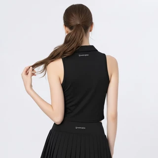 Wakingbee Polo Bra สปอร์ตบรา ทรงครอปยาว มีปก สำหรับกอล์ฟ เทนนิส ฟิตเนส ผ้ากันยูวี แห้งไว กระชับ มีฟองน้ำ