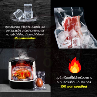 แพ็ค 100 ใบ ถุงซีลน้ำจิ้ม ถุงเรียบ ถุงใส่น้ำจิ้ม Food Grade
