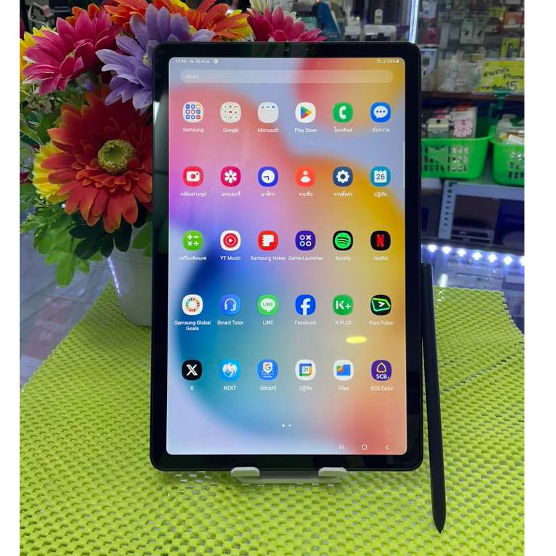Samsung GalaxyTab S6 Lite Ram 4GB/Rom 64GB พร้อมปากกา มือสอง สภาพเยี่ยม ใส่ซิมได้ทุกเครือข่ายไม่ติดล