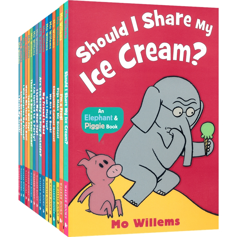 An Elephant and Piggie cultivate good habits of emotional intelligence and English reading books