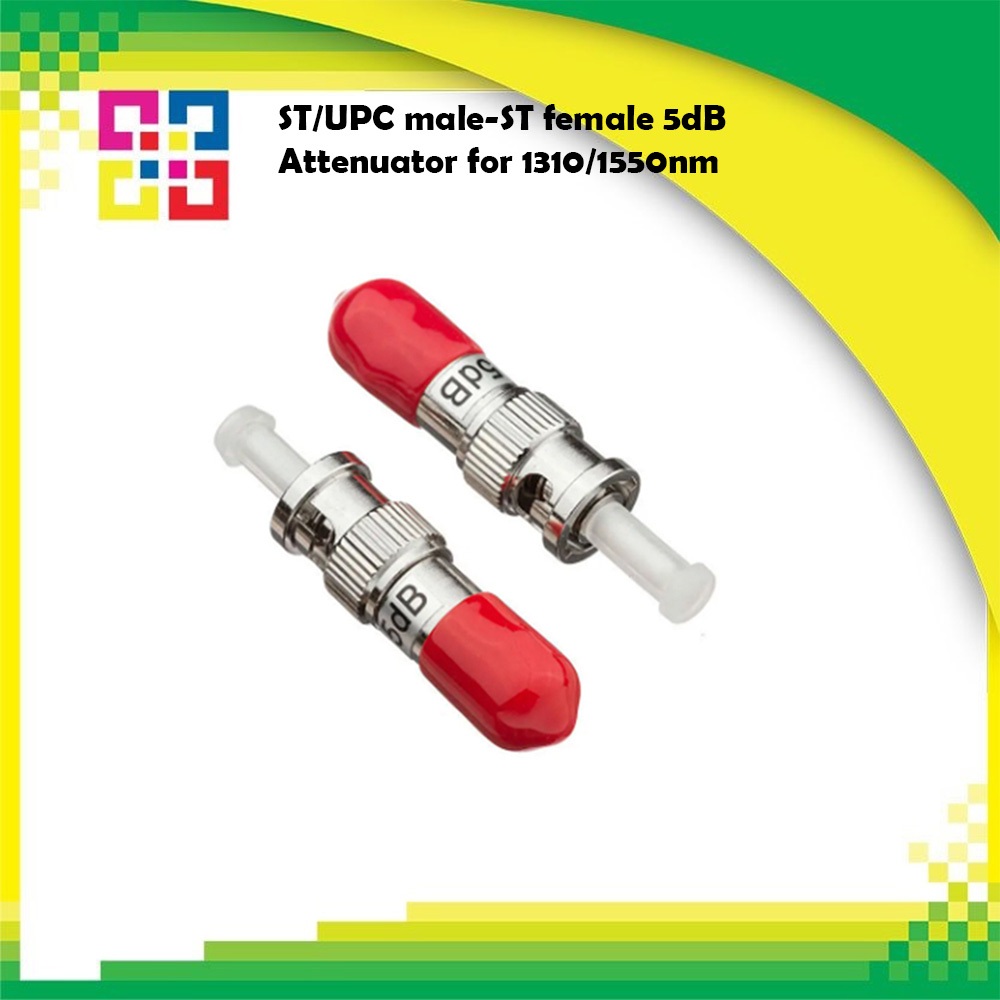 B1-9621 ST/UPC male-ST female 5dB Attenuator for 1310/1550nm