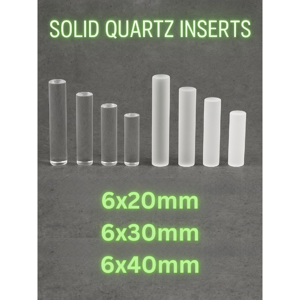 Solid Quartz Pillar Bаngеr Inserts 6x20\6x30\6x40mm