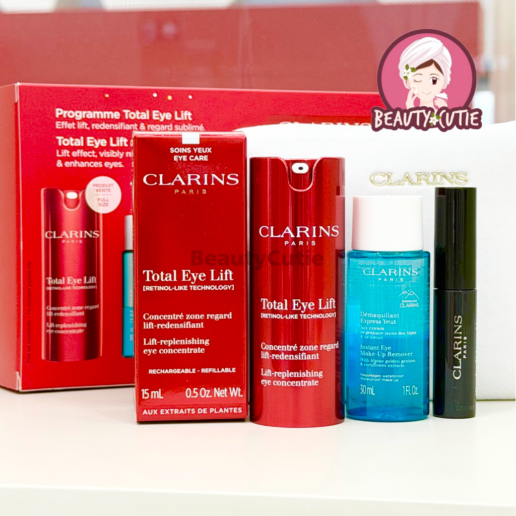 🌟สูตรใหม่‼️Clarins Total Eye Lift 15 ml. Exp.2029🌟ป้ายห้าง แท้💯จาก Central