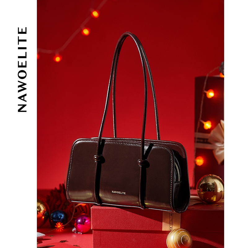 Nawoelite Monica Bag กระเป๋าสะพายแบบพกพาถ กระเป๋าสะพายไหล่แฟชั่นยอดนิยม/กระเป๋า/bag/กระเป๋าใต้วงแขน/ของขวัญคริสต์มาส