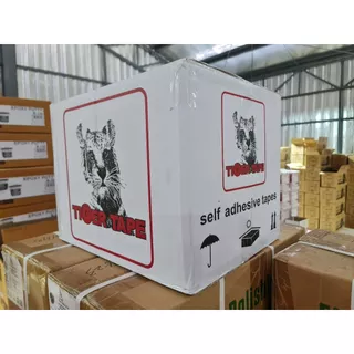 **(ยกลัง 54-72ม้วน)** เทปใส เทปกาว OPP เทปปิดกล่อง TIGER TAPE กว้าง 2 นิ้ว หนา 45 ไมครอน SB+