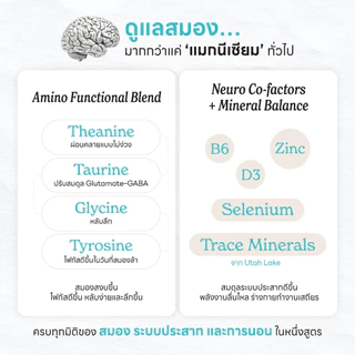 [โปร 1 กล่อง + ส่งฟรี] ไบโอแอคทีฟพลัส BioActive+ Concentrated Liquid Magtein แมกนีเซียม บำรุงสมอง หลับลึก 10 หลอด