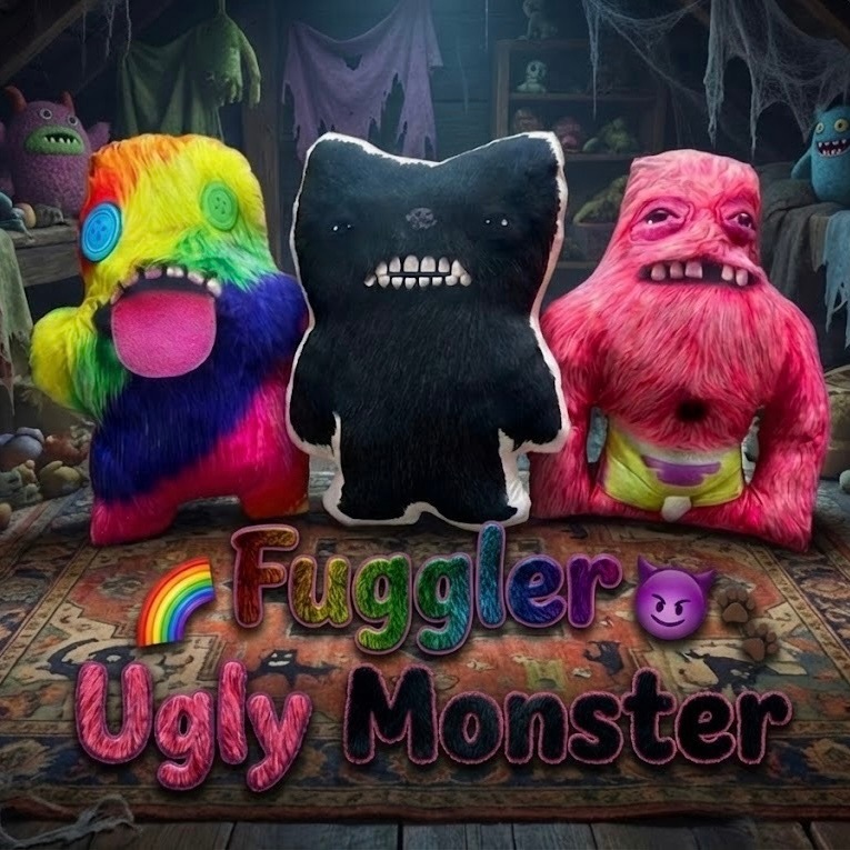 หมอนฟักเลอร์ Fuggler ตุ๊กตามอนสเตอร์ Ugly Monster ตุ๊กตาปั่นๆ ตุ๊กตาฟันหลอ  | ขนาด 40 ซม.