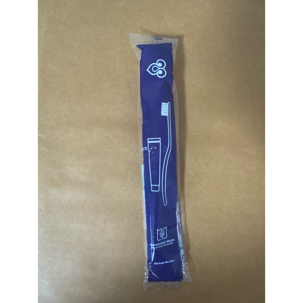 Thai airways Collectible toothbrush 🪥 , sustainable brush recyclable packaging.