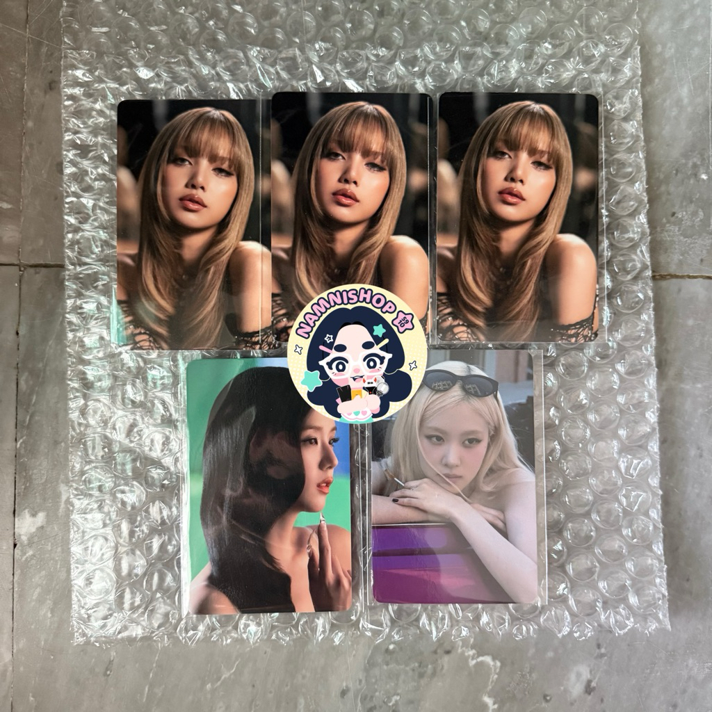 (พร้อมส่ง) การ์ด BLACKPINK deadline