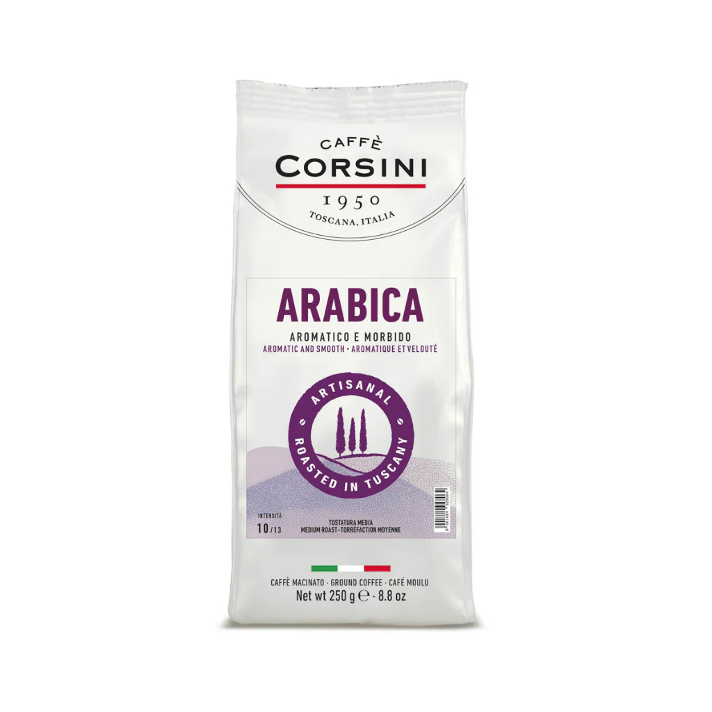 Arabica | Arabica 100% | bag of Ground coffee 250g | Corsino Corsini