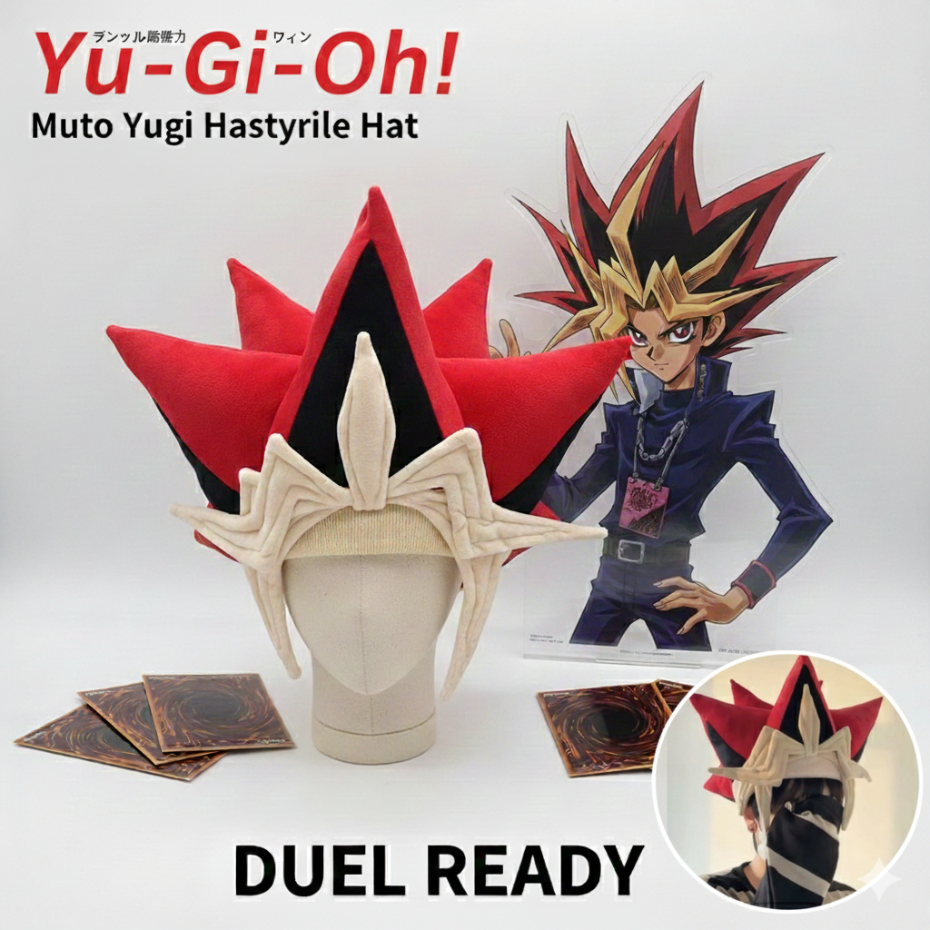 ⭐ หมวกทรงผม มุโต้ ยูกิ Muto Yugi จาก ยูกิโอ Muto Yugi Hair Hat