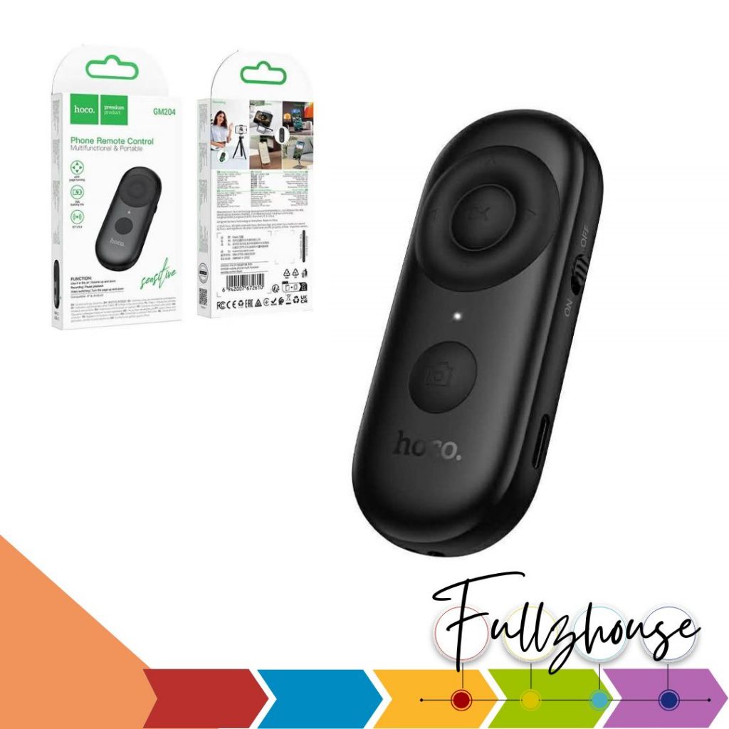 จัดส่งด่วน Hoco GM204 Phone Multifauntion Remote Control รีโมทโทรศัพท์แบบมัลติฟังก์ชันและพกพาได้