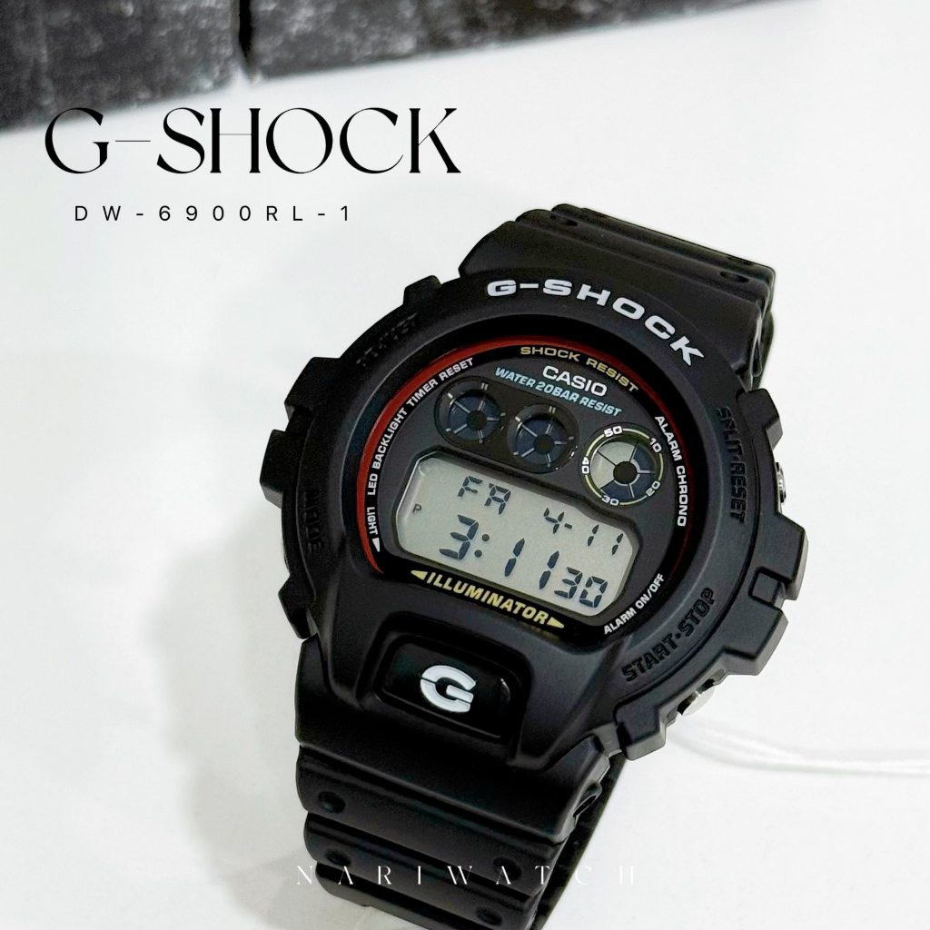 Casio G-Shock นาฬิกาข้อมือผู้ชาย สายเรซิน รุ่น DW-6900RL-1 DW-5600RL-1 GA-110RL-1A GA-2100RL-1A