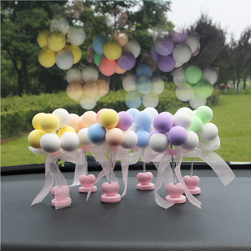 ดอกทานตะวันเขย่าหัว สร้างสรรค์ DIY ตกแต่งรถยนต์ ดอกทานตะวัน - รูปที่ 6