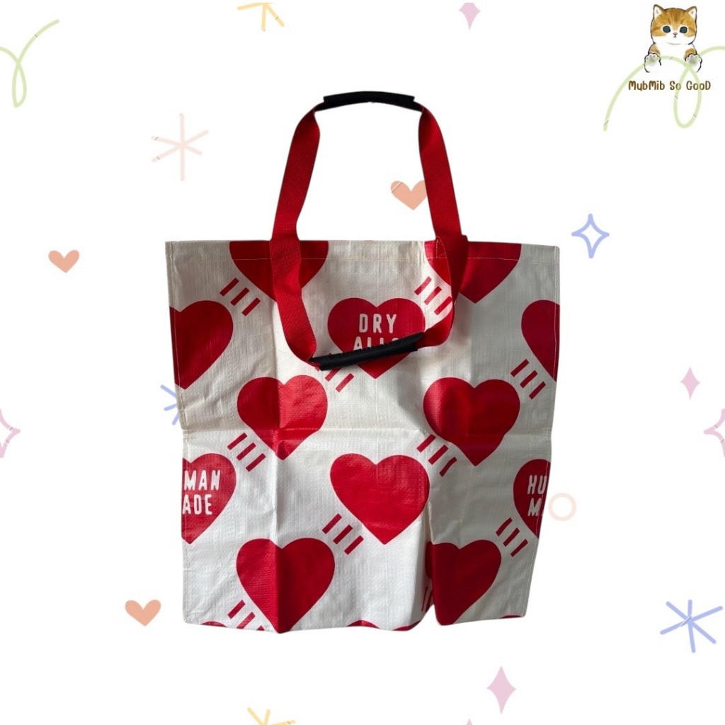 กระเป๋าช้อปปิ้ง HUMAN MADE กระเป๋า Tote (สินค้าพร้อมส่งจากไทย)