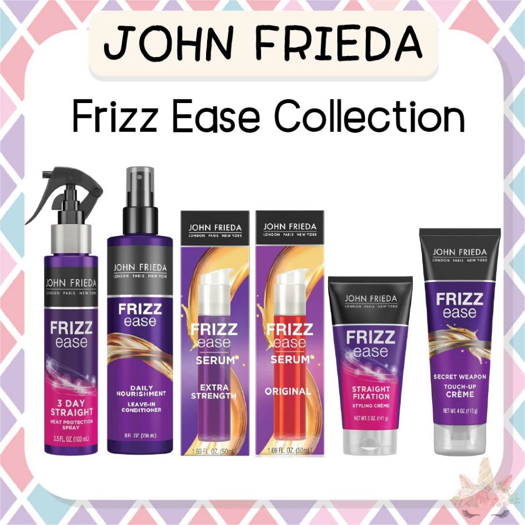 *พร้อมส่ง/ของแท้‼️* John Frieda Frizz Ease Extra Strength Hair Serum/ Heat Protection Spray/ Straigh