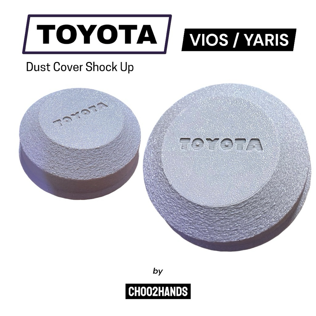 ฝาปิดหัวโช๊ค หน้า (1คู่) TOYOTA YARIS / VIOS 2007-2025 ฝาหุ้มยางหัวโช๊คอัพ ฝาปิดกันสนิมน็อตหัวโช๊ค
