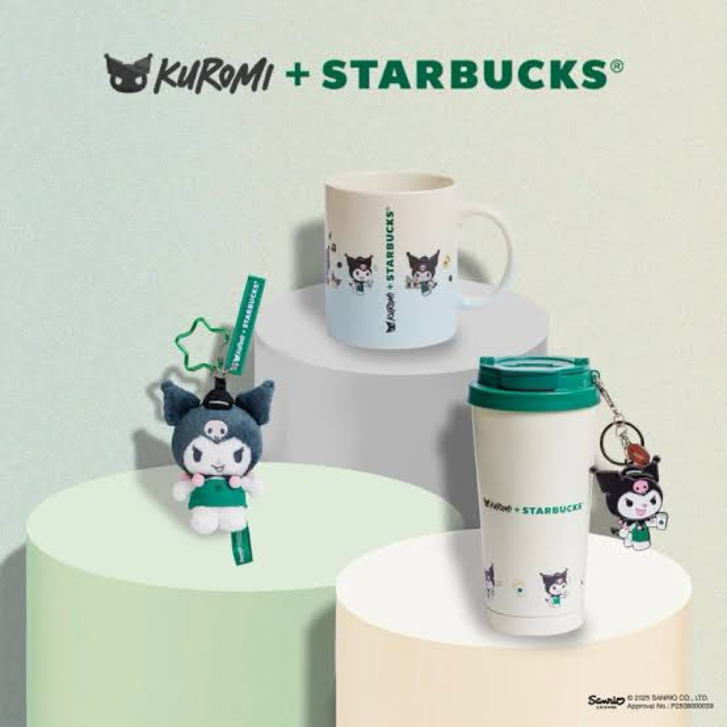 ⭐️ Starbucks+Kuromi Collection ⭐️Kuromi + Starbucks Collection⭐️Kuromi Tumblers glass