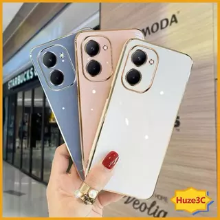 เคสสีพื้น สำหรับVivo Y03 Y18 Y28S Y03T Y27S Y27 5G Y36 5G Y71 Y02S Y16 Y02 Y02A Y02T Y22 Y35 Y22S V60lite V50 ขอบเงา