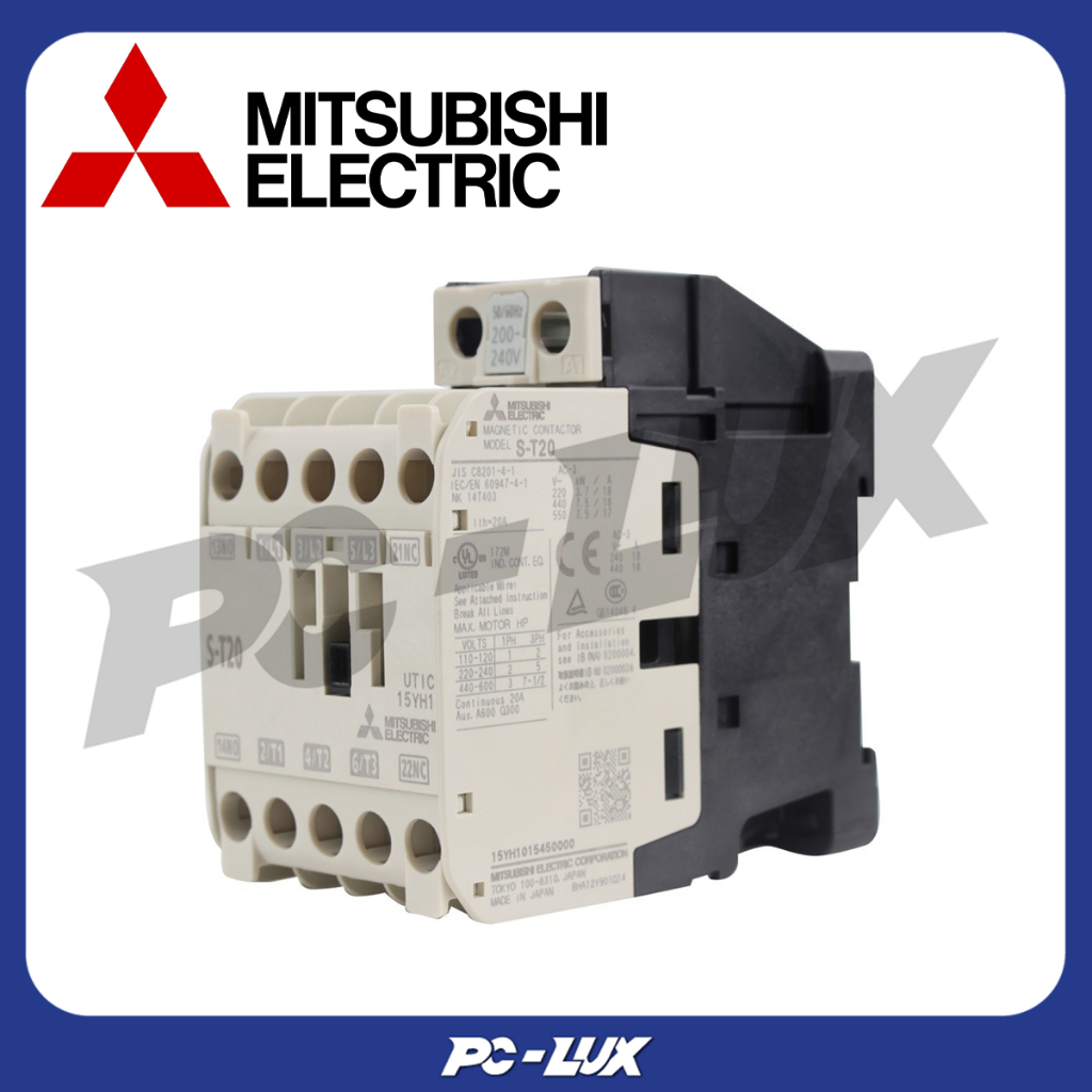 MITSUBISHI แมกเนติก คอนแทคเตอร์ รุ่น S-T20 22 แอมป์