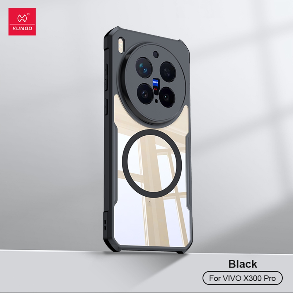 Xundd เคส ใช้สำหรับ VIVO X300 Ultra Case X300 Pro เคสป้องกันการกันกระแทก ป้องกันรอยขีดข่วน วัสดุ TPU+ฝาหลังอะคริลิคใส