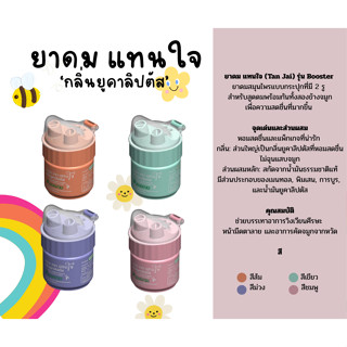 (1 กระปุก/4กระปุก) ยาดมแทนใจ รุ่นบูสเตอร์ ใช้ดม กลุ่นยูคาลิป…