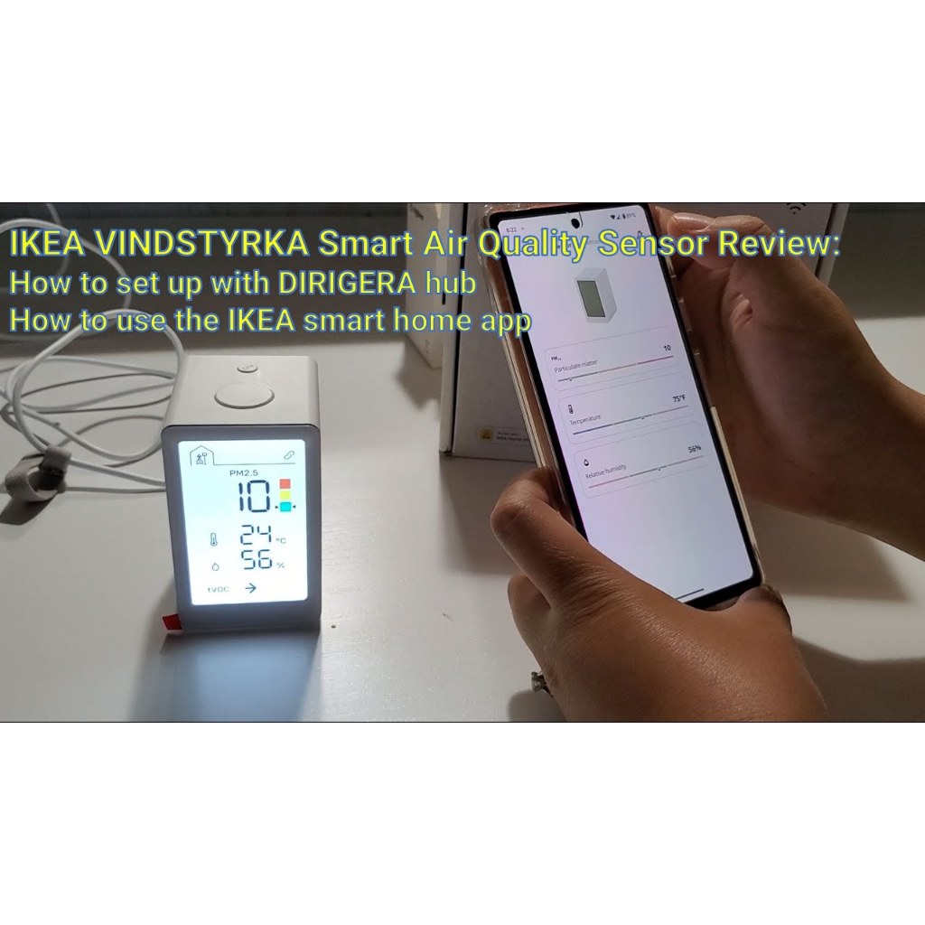 IKEA VINDSTYRKA pm2.5 เซนเซอร์ตรวจจับคุณภาพอากาศอัจฉริยะ