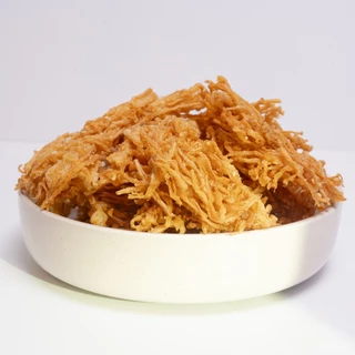 เห็ดทอดอบกรอบ ขนาด 100 กรัม แบบซอง เห็ดเข็มทอง แซ่บปะล้ำปะเหลือ