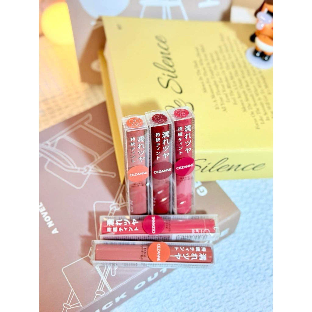 ลิปทินท์ผสมออยล์ Cezanne Watery Tint Lip