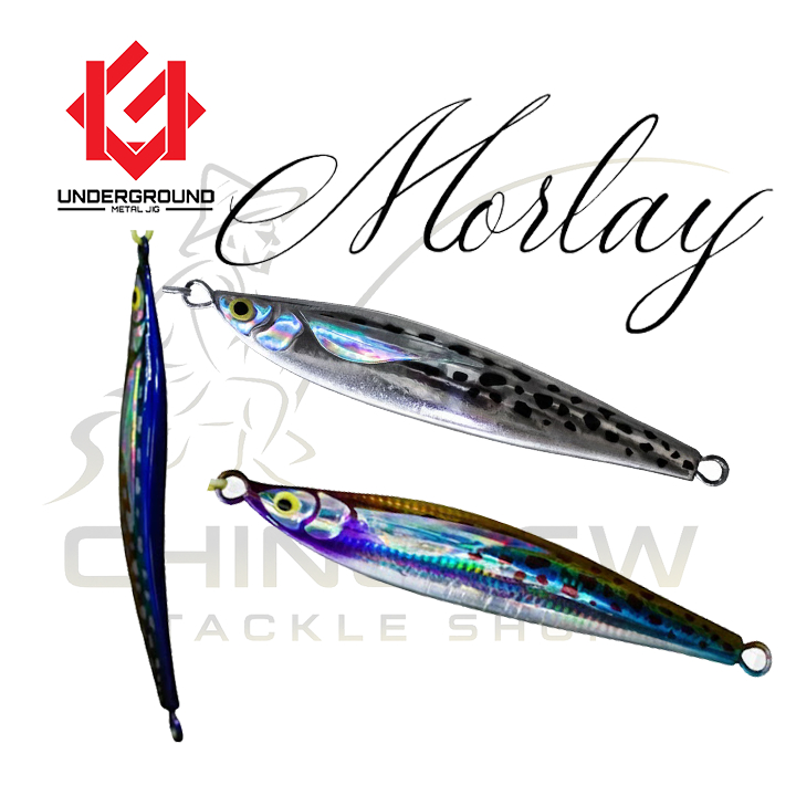 UNDERGROUND MORLAY เหยื่อจิ๊ก แคสจิ๊ก ตกปลาทะเล Metal Jig น้ำหนัก 40-80 กรัม