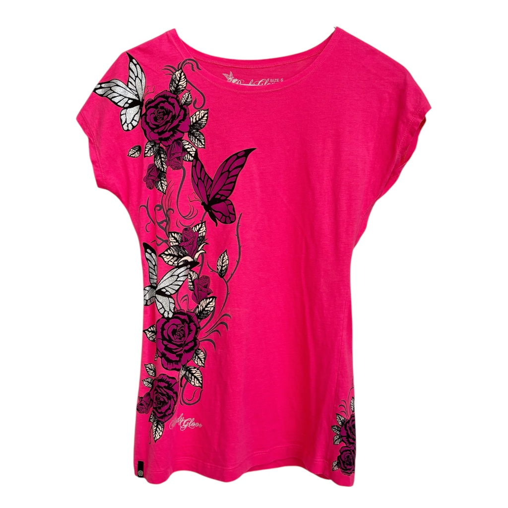 Body glove เสื้อยืด สีบานเย็น