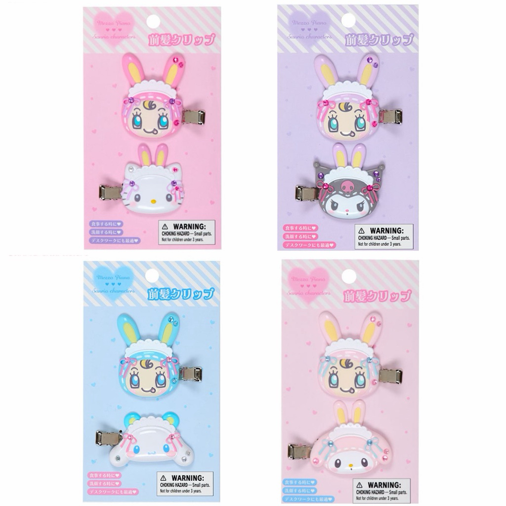 👒[แท้🇯🇵💯/ Kitty Tan พร้อมส่ง] Sanrio Hair Clip กิ๊บ ติดผม Kitty / My Melody / Kuromi / Cinnamon Roll