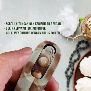 Tasbih Digital สวดมนต์ สำหรับมุสลิม เครื่องนับดิจิตอล สไตล์ลูกประคำ เปลี่ยนถ่านได้