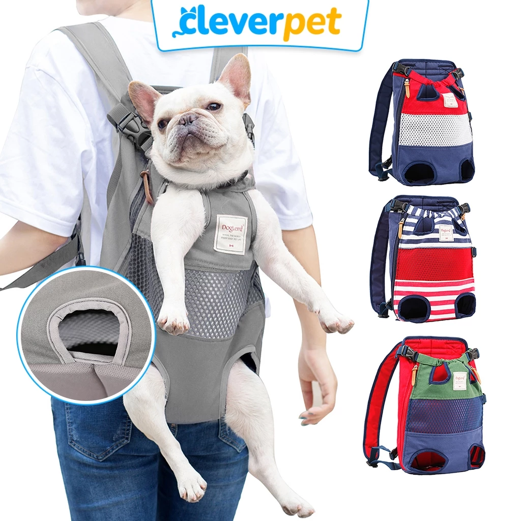 [ส่งฟรี🇹🇭] Doglemi กระเป๋าหมาและแมว เป้สะพายหลังใส่สุนัข สัตว์เลี้ยง Pet Carrier CleverPet