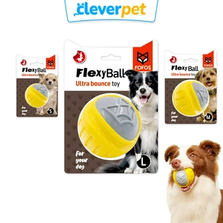 [ส่งฟรี🇹🇭] FOFOS ของเล่นสุนัข ลูกบอลหมา บีบมีเสียง แข็งแรงทนทาน Dog Flexy Ball CleverPet