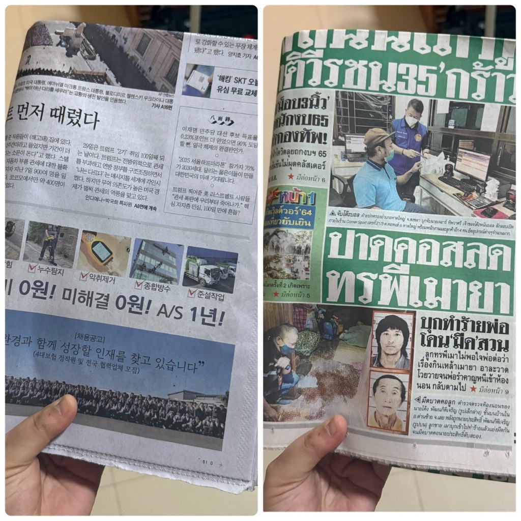 (แบ่งขาย 1 Kg) กระดาษหนังสือพิมพ์ไทย หนังสือพิมพ์เก่า สภาพใหม่ ไม่ผ่านการใช้งาน