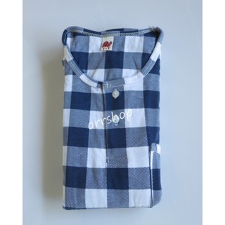 ชุดนอนเด็กชาย ไซส์ 7-9 แขนยาว ขายาว ผ้ายืด แบบคอกลม กระดุม 2…