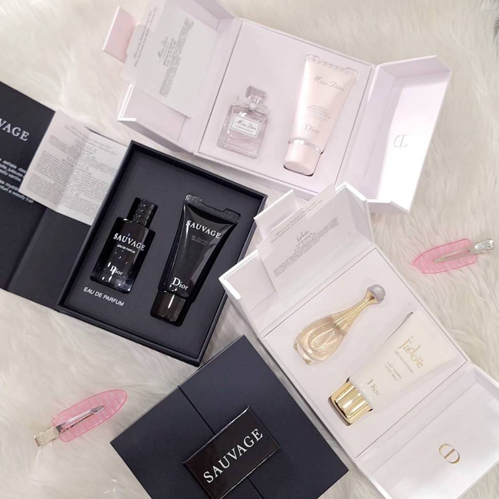 🌸ของแท้🌸น้ำหอม Miss Dior Blooming Bouquet Gift Set2ชิ้น,Dior Jadore EDP Mini Gift Set2ชิ้น,Dior Sauv