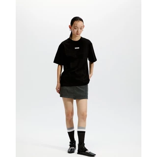 maison KEEPS | The Oversized Woven Patch Tee | Unisex | เสื้อยืด oversized ผ้านุ่มพิเศษ