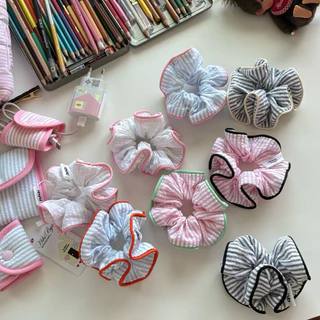 ยางรัดผมผ้าคอตตอน | Hihibye scrunchie