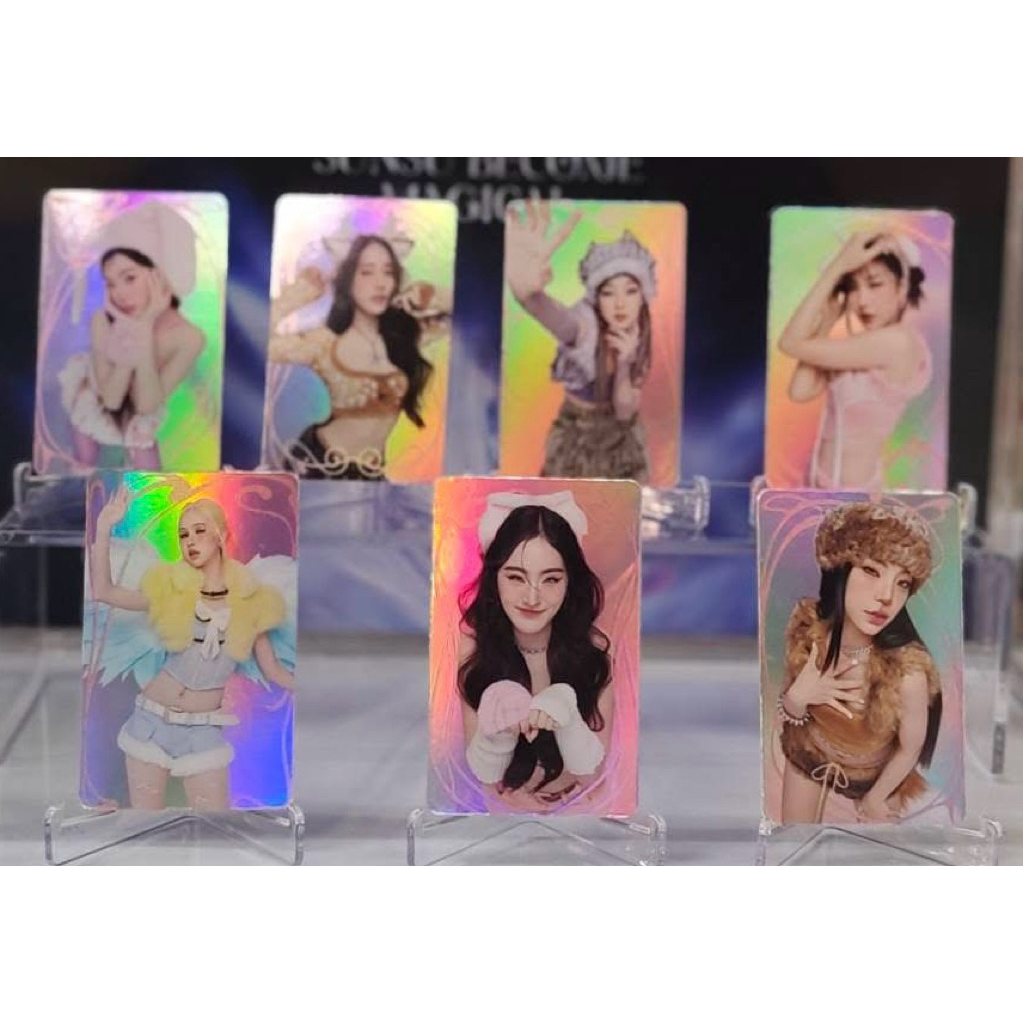 Sunsu x 4EVE การ์ดศิลปิน 4EVE การ์ดซันซุ รูปศิลปิน 4EVE ของสะสมศิลปิน 4EVE