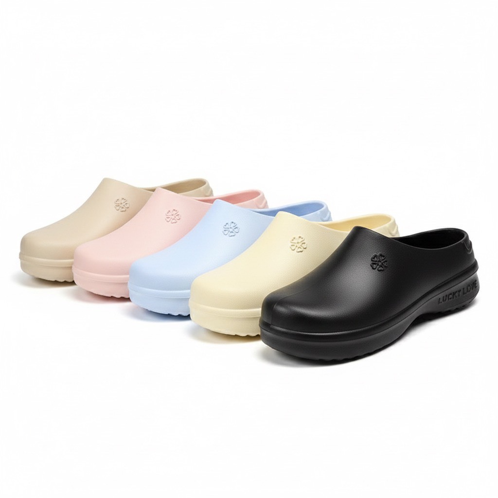 home..fashion รองเท้าแตะสวม รองเท้าหัวโต พื้นนิ่มใส่สบาย กันลื่น เพื่อสุขภาพจากแบรนด์ Luckylove พร้อมส่งในไทย  S-239