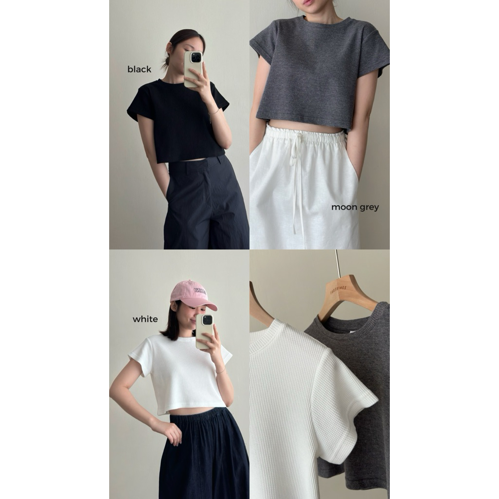 FADTHINGS : WAFER MINI TEE  🍐🧵remakeไม่มีป้ายจิ๋วข้างลำตัว